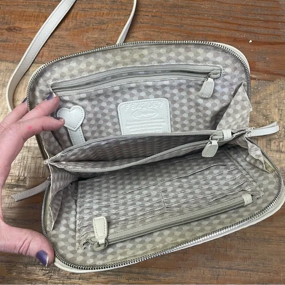 Brighton Jojo Straw Organizer Crossbody $315 retail boho coastal